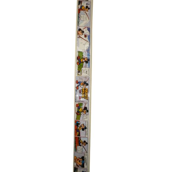 Vintage Disney Mickey Mouse Comic Strip Belt Kids / Youth 1980s Valprint PVC - Picture 2 of 12